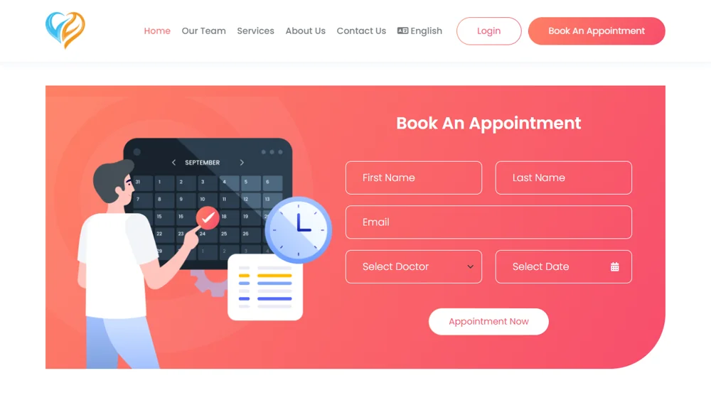 BookDoc: Patient Appointment Booking System screenshot 1