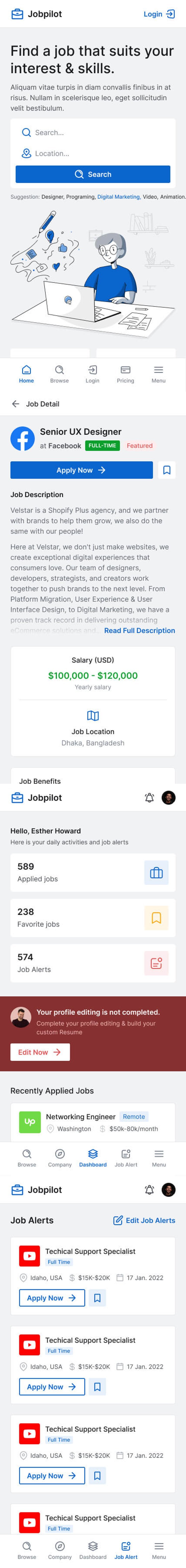 CareerCompass: Job Search App screenshot 1