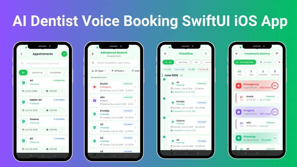 DentalVoice: AI Dental Booking App screenshot 1