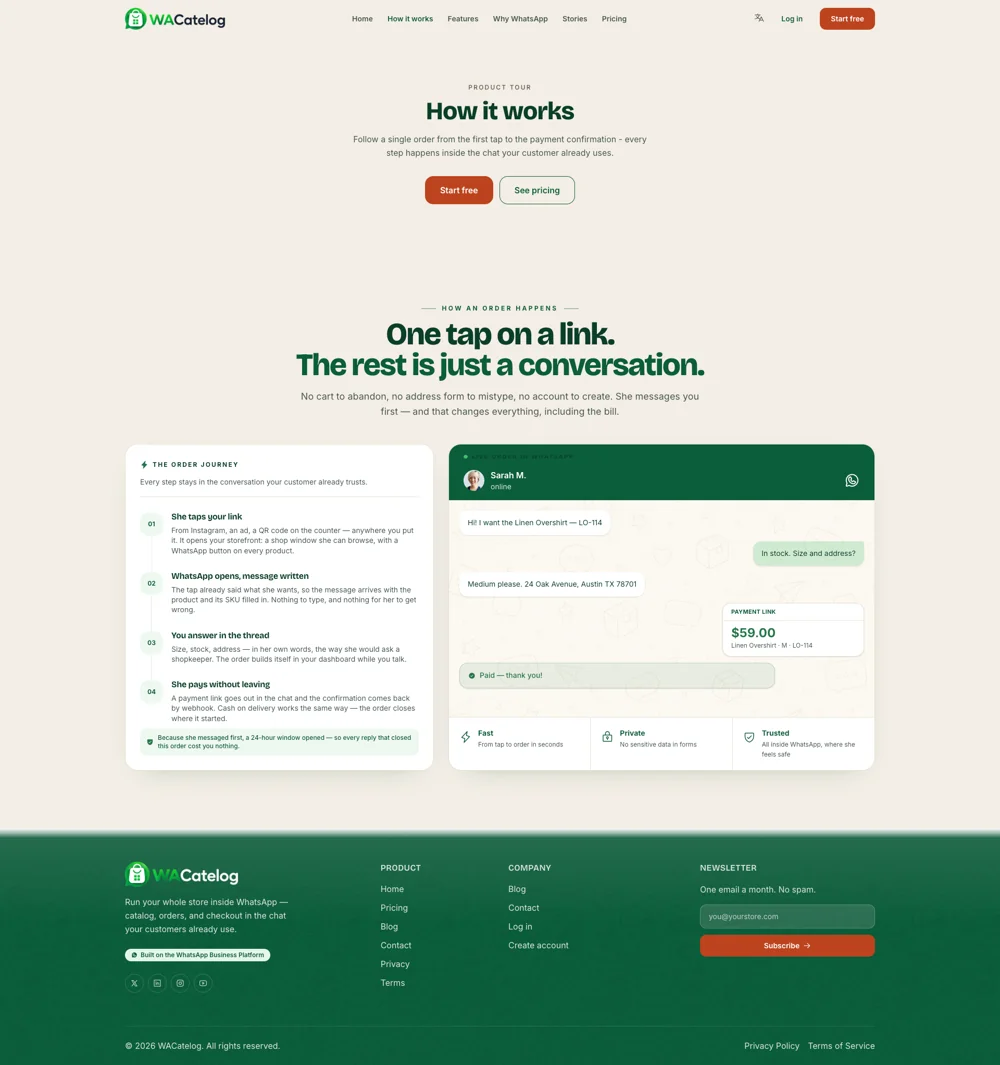PureWell: Wellness Landing Page screenshot 1