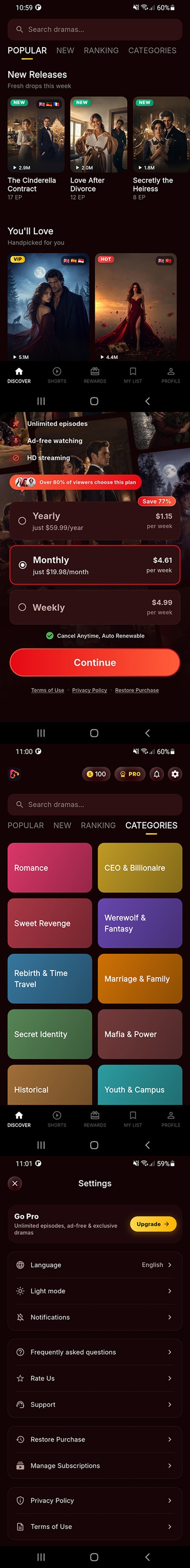 StreamVerse: Video Streaming Platform screenshot 1