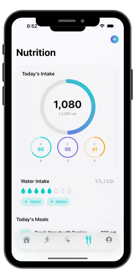 WellMind: AI Health Coach App screenshot 1